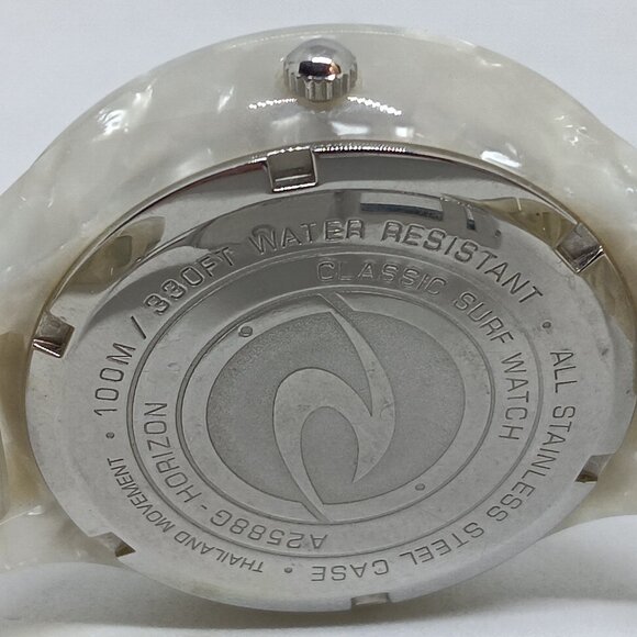 Rip Curl Horizon A2588G Women's 43mm Acetate Pearlescent Finish Quartz Watch - Picture 9 of 11